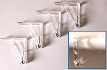 K&B Vertriebs 372 - Fermatovaglia in plastica trasparente, 25 pezzi