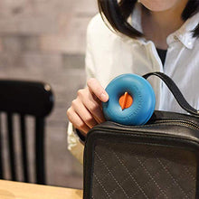 BGSFF Portapillole Organizer Ruota per Prendere Medicine Lock Dispenser di Pillole settimanale Astuccio Arancione