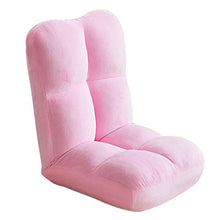 Divano Pigro Divano Pigro in Cotone Carino Poltrona/Schienale Divano Singolo Elegante Divano Tatami Sedia Pieghevole Tappeto Balcone Camera da Letto Morbido e Confortevole (Color : Pink)