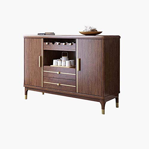 COUYY Legno Solido Credenza, Noce Governo del Vino, Soggiorno Integrato con Il Semplice Muro Sala da Pranzo Governo di immagazzinaggio