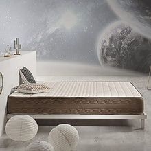 COSMOS | Argentum | Materasso Memory e Lattice Alla Francese 140x190 cm | Tessuto Ultra Traspirante con Micro-Fili Argento Anti-Umidità | Sistema Correttivo Punti Di Pressione | Antiaffossamento