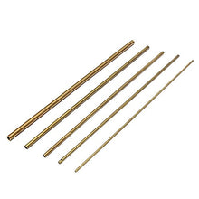 MYAMIA 2-6Mm Diametro Tondo Tubi di Ottone per Il Modello di Costruzione Artigianale 300Mm Lungo Tubo di Ottone-6Mm