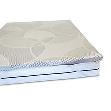 Sleepys Topper Materasso Correttore in Memory Foam Alto 5cm sfoderabile con Rivestimento in Fibra d'Argento Futon Ortopedico. (160x200)