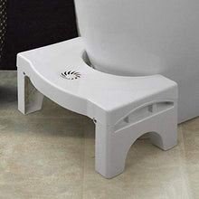 Sgabello WC Pieghevole | Sgabello da Toilette accovacciato per Bambini e Adulti | Carico Massimo 100 kg Pouf da Cucina per Bagno