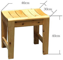 Sgabello Bar Sgabello/Bar Sedia Sgabello da Bagno Impermeabile/Sgabello in Legno Massello Anticorrosione Sgabello da Doccia Antiscivolo per Adulti/Sgabello Piccolo da Casa(Lunghezza 40 × Larghezz