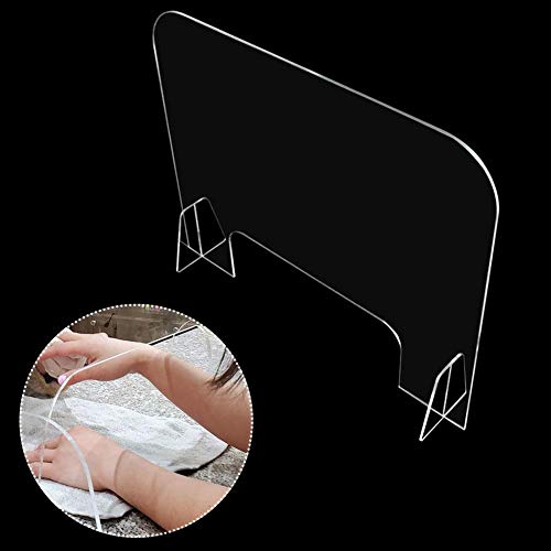 XER Schermo paravento di Sicurezza igienica Protettiva Shield Protection controsoffitto divisori barriera per Aula Tabella dell'ufficio,60 * 60cm