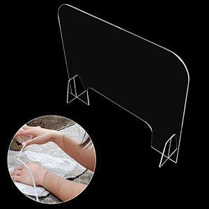XER Schermo paravento di Sicurezza igienica Protettiva Shield Protection controsoffitto divisori barriera per Aula Tabella dell'ufficio,60 * 60cm