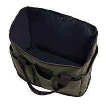 ZXZS Borsa per Utensili da Giardino, Sacchetto di Stoccaggio, Tela Cerata Morbida E Umida, Adatta per Uomini E Donne, Verde dell'Esercito