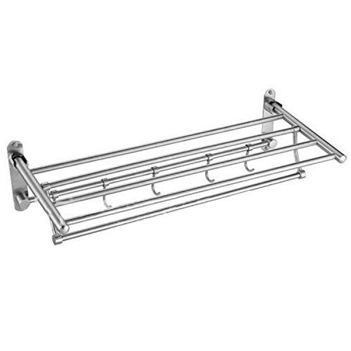 MBYW Portasciugamani Moderno Portasciugamani Elegante per Il Bagno di Moda Portasciugamani in Acciaio Inox, portasciugamani Mobile, portasciugamani Pieghevole, portasciugamani per attività