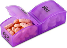 Organizer mensile per pillole, 32 scomparti per i 31 giorni del mese suddivisi per mattina e sera, per inserire le pillole per ciascun giorno, per vitamine, medicinali e farmaci