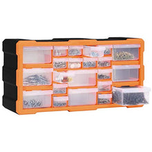 Irfora Mobile Contenitore con 22 Cassetti, Cubi Arredo, Mobile Contenitore Soggiorno, Mobile Salvaspazio 49x16x25,5 cm