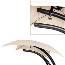 VERDELOOK Expo Infinity, Lettino Dondolo in Metallo Tubolare Verniciato, 145x140x205 cm