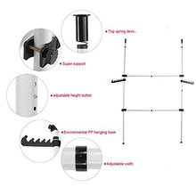 GOTOTOP Appendiabiti Telescopico Armadio Telescopico,Sistema Regolabile di organizzazione, Cabina Armadio Componibile, Altezza Regolabile (139cm)