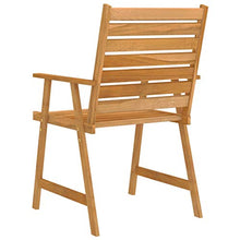 FAMIROSA Set da Pranzo da Giardino 5 pz in Legno Massello di Acacia-7844