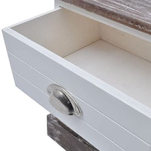 vidaXL 2x Comodini Chic Eleganti con Cassetti Marroni Mobiletti Camera Letto