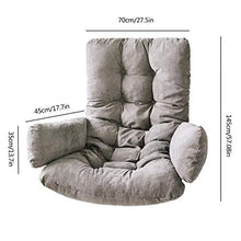 Buding - Cuscino per sedia sospesa, cuscino per sedia, cuscino per sedia a sospensione, poltrona a dondolo, sedia in casa e in giardino (no telaio) 70 x 145 cm