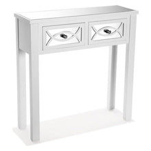 BigBuy Home Ingresso con 2 Cassetti Miska Legno MDF/Legno di Abete (25 x 78 x 78 cm)