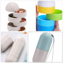 HEALLILY 2 Pz Settimanale Portapillole da Viaggio Portapillole Settimanale Portapillole 7 Giorni Portapillole per Medicinali Vitamina Borsa da Viaggio Tasca