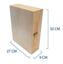 PZ 1 CASSETTA PORTA BOTTIGLIE IN LEGNO DI PINO NATURALE (3 BOTTIGLIE) SCATOLA IN LEGNO BOX FOR BOTTLES CONTENITORE PORTABOTTIGLIE