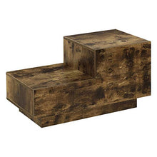 [en.casa] Comodino da Notte a 2 Cassetti 38 x 70 x 35 cm Cassettiera e Portaoggetti Mobile da Divano/Letto Posizione a Destra - Effetto Noce