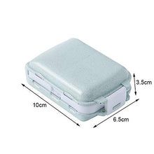 BIGBOBA.Portapillole Multilayer Scatola per Pillole Mini PortaPillole Settimanale Scatola Porta Pillole Piccolo per Vitamine Pillole 4