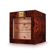 BINGFANG-W Cigar Box, Cigar Humidor Legno di Cedro trasparente Tetto apribile grande capacità Piccolo tre strati Idratante Box Cigar Box, Cigar Humidor e sigari accessori for fumatori, Rosewood Buon u