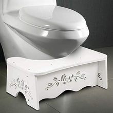 JSJE Sgabello da Toilette, Sgabello da Bagno WC Step Sgabello Confortevole Squat Sgabello ausiliario, su Squat Pit Children's Home Step Sgabello Adatto a Tutti i Servizi