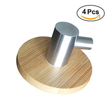 BESTOMZ Ganci Portasciugamani Bagno Cucina Ganci Appendiabiti Gancio da Parete Adesivo 4 Pezzi