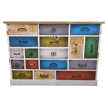 WEBMARKETPOINT Cassettiera Como ' Moderna Design Colorata da Ingresso Salotto Cm 120 X 36 X 86 H