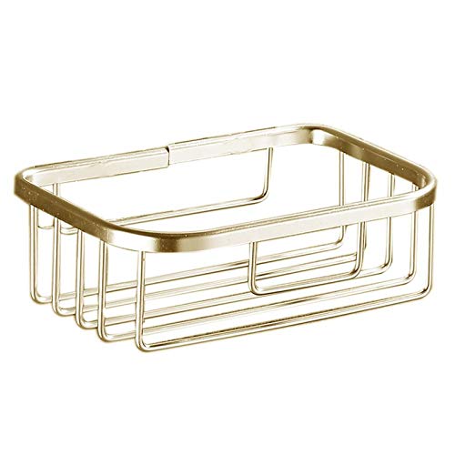 Accessori da bagno stile corto mensola da bagno spazio di supporto mensola da bagno in alluminio doccia shampoo mensole di sapone cosmetici-oro