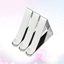 Clip 12pcs Tovaglia in Acciaio Inox Triangolare Tovaglia Copertura Holder Tabella Morsetti Clip Regolabili per La Festa di Picnic