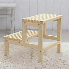 Sgabello Scaletta Pieghevole 2 Step Ladder Sgabello Stato in legno massello Sgabello Sgabello Sgabello Bach da bagno Bach da bagno Bagno in legno Poggiapiedi Sgabello Doppio strato Scalata ad alto ped