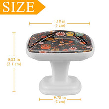 Set di 4 maniglie rotonde per armadio da cucina, credenza, cassettiera, cassettiera, con viti, per cucina, comò, armadietto, bagno, armadio