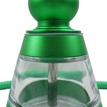 GSYH Acrilico Hookah Set, 36Cm Shisha Tubi Completi Fumatori Tubo di Acqua per Il Partito di Sala (Senza nicotina),Nero