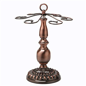 Huangjiahao Portabicchieri da Vino, Supporto per Bicchieri da Vino, espositore per Bicchieri da Vino, 6 Ganci, da bancone, da Cucina, Bar, casa