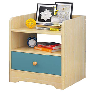 Comodino Corridoio Domestica Camera Addensare Studio in massello di pompaggio Assemblea Locker Bagno Soggiorno Multifunzione Storage Box 33X30X45cm FANJIANI (Color : Blue)
