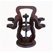 XBR creatività Fai-da-Te Portabottiglie, espositore per Vino in Legno Portabottiglie Portabottiglie Decorazioni 43 * 43 * 40 cm per Bar Cucina Domestica