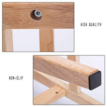 XHCP Mobili per Soggiorno Sgabelli Sgabelli da Bar in Legno Sedie da Pranzo Imbottite con Schienale ergonomico Sgabelli da Bar per Cucina/Pub | Gambe Sgabello Naturale/Nero | Copris