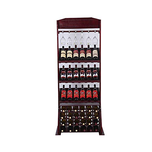Supporto per ripiano Armadietto del vino Holder bagagli basamento del vino di legno europeo Rack Piano Governo del vino Wine Rack Cabinet Holder stand bagagli Mensole del vino di stoccaggio con Table