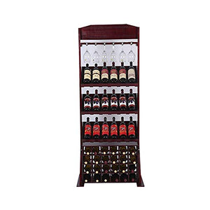Supporto per ripiano Armadietto del vino Holder bagagli basamento del vino di legno europeo Rack Piano Governo del vino Wine Rack Cabinet Holder stand bagagli Mensole del vino di stoccaggio con Table
