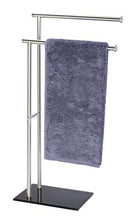 WENKO Piantana portasalviette Lima acciaio inossidable - porta asciugamani, Acciaio inossidabile, 41 x 79 x 20 cm, Satinato