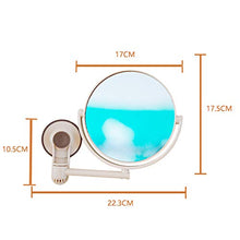 Shumo Specchio Da Bagno Specchio Cosmetico Ingrandimento 1X / 3X Ventosa Specchio Da Trucco Regolabile Specchio Da Bagno un Doppia Faccia