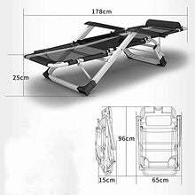CDFC Bed Lounger all'aperto Letto Sedia reclinabile Sedia per Rilassante in TextOline Textoline Zero Gravity Garden Pieghevole Letto Sun Regolabile