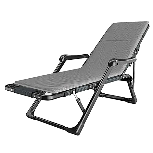 PAKUES-QO Sedia Pieghevole Rilassante Sedia Sdraio reclinabile con Cuscini Imbottiti e poggiapiedi per Giardino Campeggio Esterno Piscina Beach Design