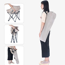 PPBB Khaki Sedia Pieghevole da Esterno Impermeabile da Campeggio Sedia da Pesca Portatile Semplice Sgabello Mazha Schienale Sedia da Luna Cuscino portaoggetti Portatile 90 kg