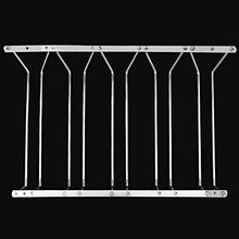 Negozio Hanks' Supporto di Vetro di Vino, Cinque File di Acciaio Steelglass Holde, Dimensione: 34 * 49 * 54 Centimetri