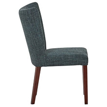 Marchio Amazon - Rivet, sedie ricurve da sala da pranzo modello Tina, stile moderno, 92 cm, 2 sedie, colore blu navy