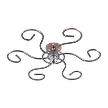 ZHUANYIYI Calici Cremagliera A Testa in Giù A Soffitto Vino Rack può Contenere 6 Tazze Calice retrò Bronzo
