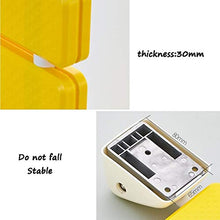 Nologo Sicurezza Giallo Doccia Sgabello Pieghevole a Parete Bagno Chair Corridoio Sedia Parete Anziani Anti-Slip Doccia Sedia Doccia Sedile Sgabello 32.2X32.3X33.8cm