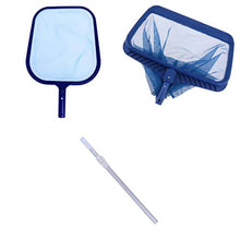 F Fityle 2 PCS Skimmer Rete Dispositivi Rimozione Foglie Piscina Spa Plastica ABS Blu